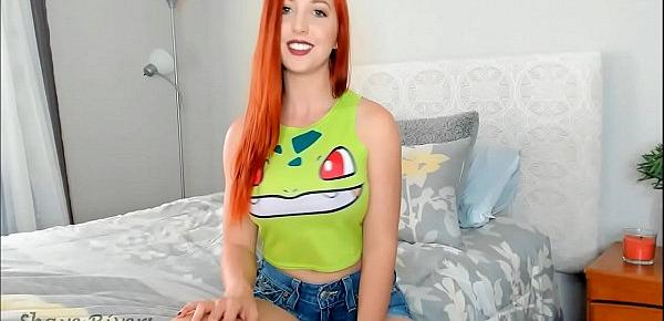  young redhead teen tells you to eat your own cum CEI! SEE DESCRIPTION FOR FREE SNAPCHAT!